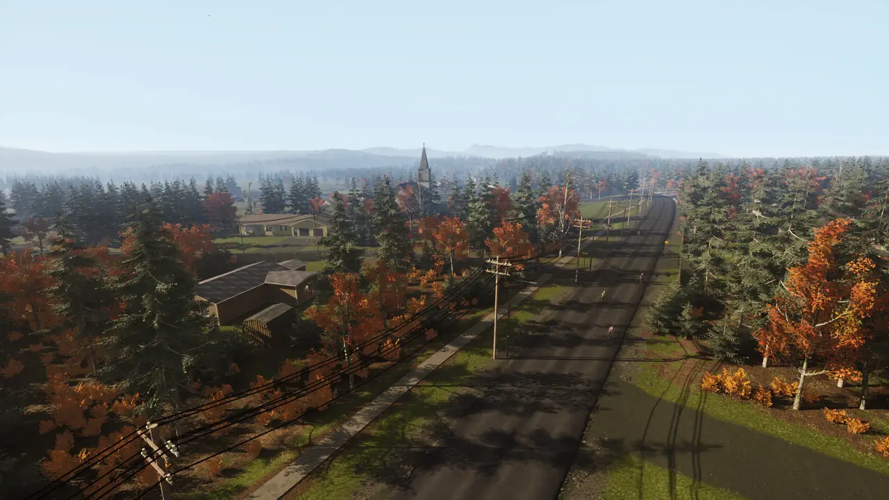VEIN town from above